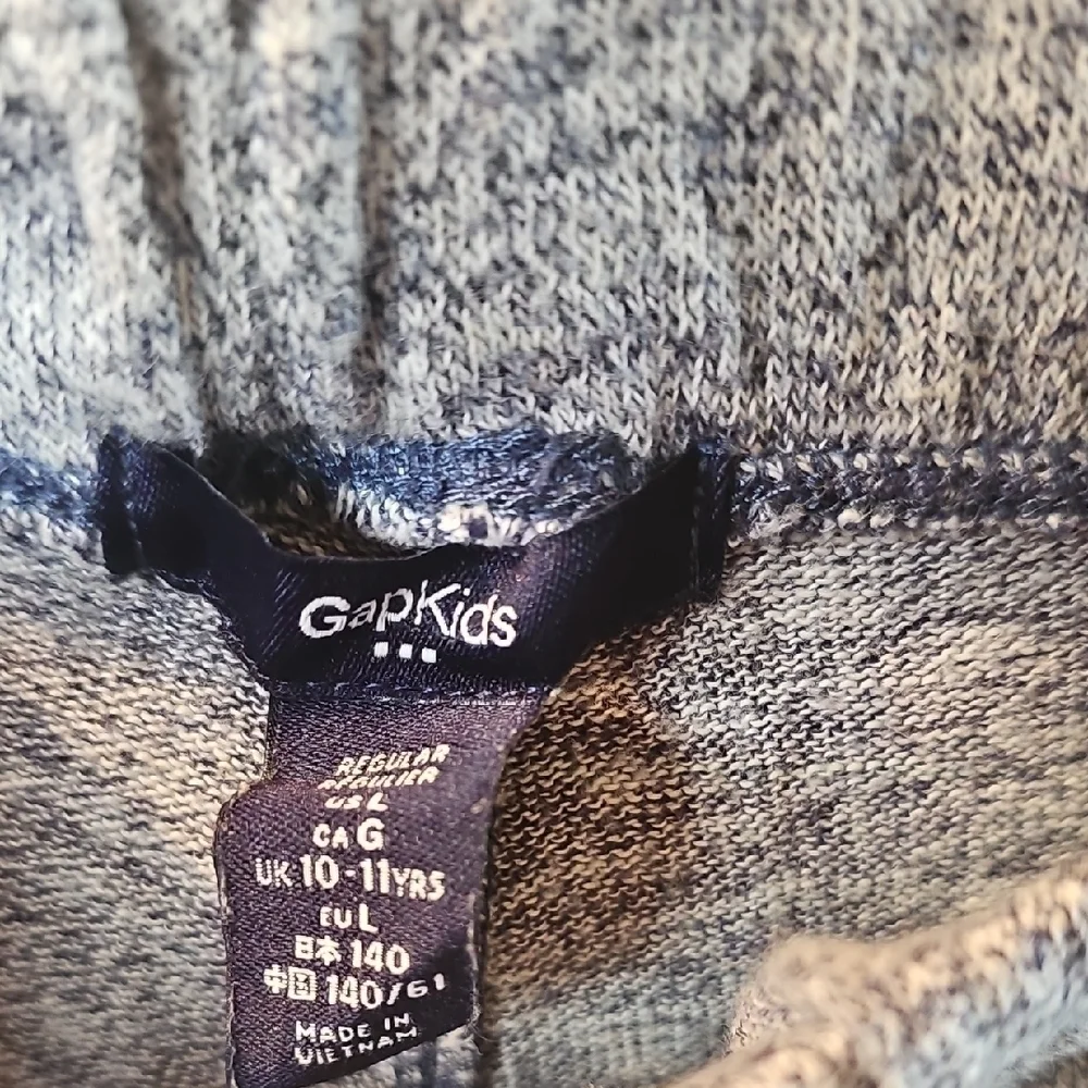 Gap Kids Girls Blue Gray Jogger Pants Size Large